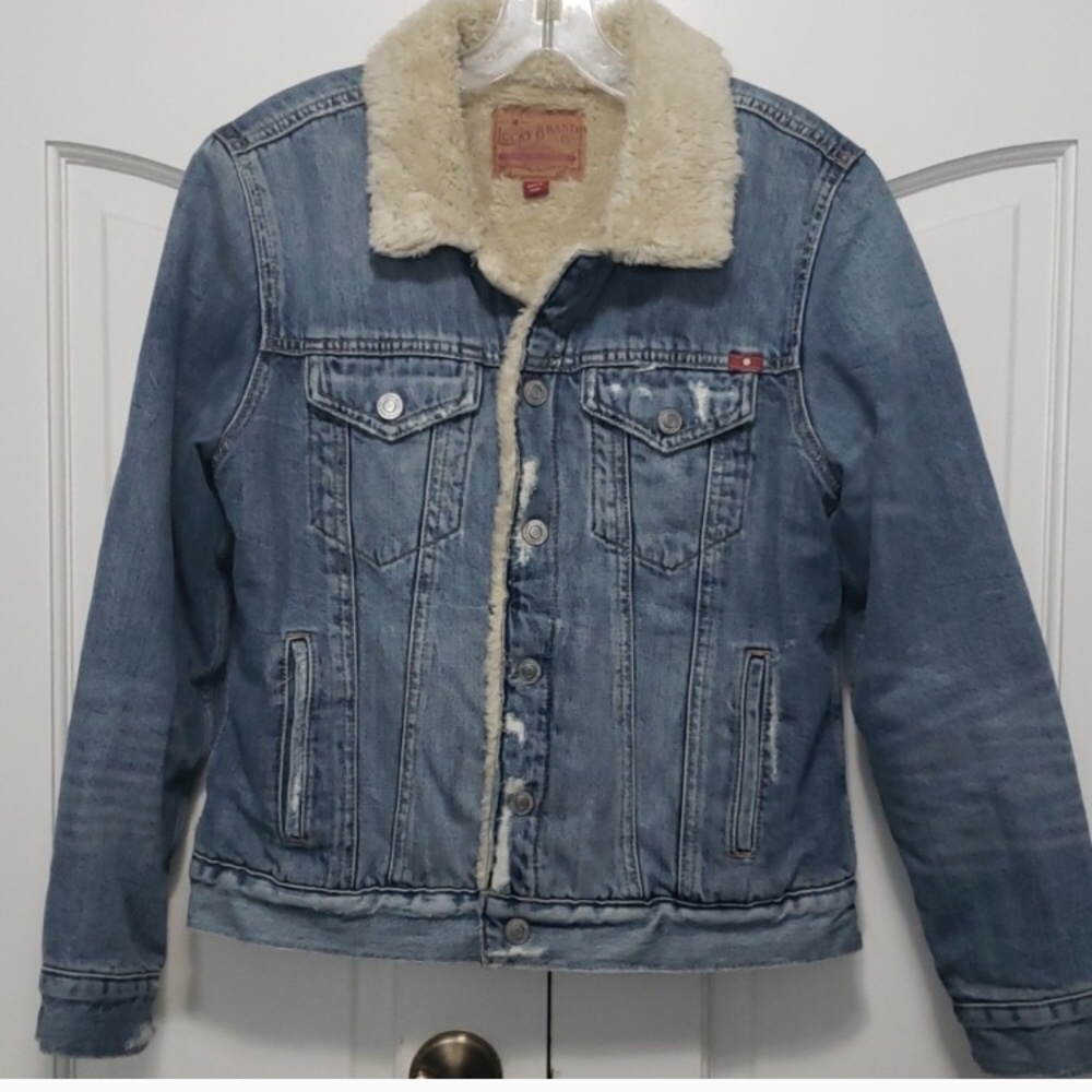Lucky brand Sherpa tucker jacket